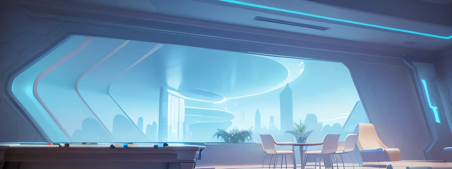 A dimly lit room,There is a pool table and a TV inside., Futurism room, gaming room in 2 0 4 0, Galaxy Theme Room, Dark mansion room, Interdimensional Villa, Futurism persian palace, A puzzle room, Futurism. Game CG, gaming room, Vaporwave Building, Futurism room background, Realistic room, retro Futurism apartment, VRay Beauty--Automatic--S2
