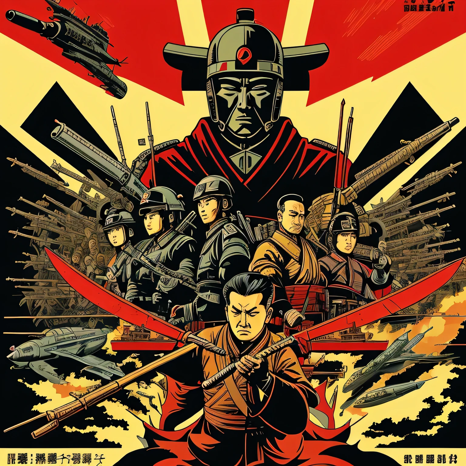 Huge weapons、Greater East Asia Co-Prosperity Sphere、fascism、Empire of Japan、Poster