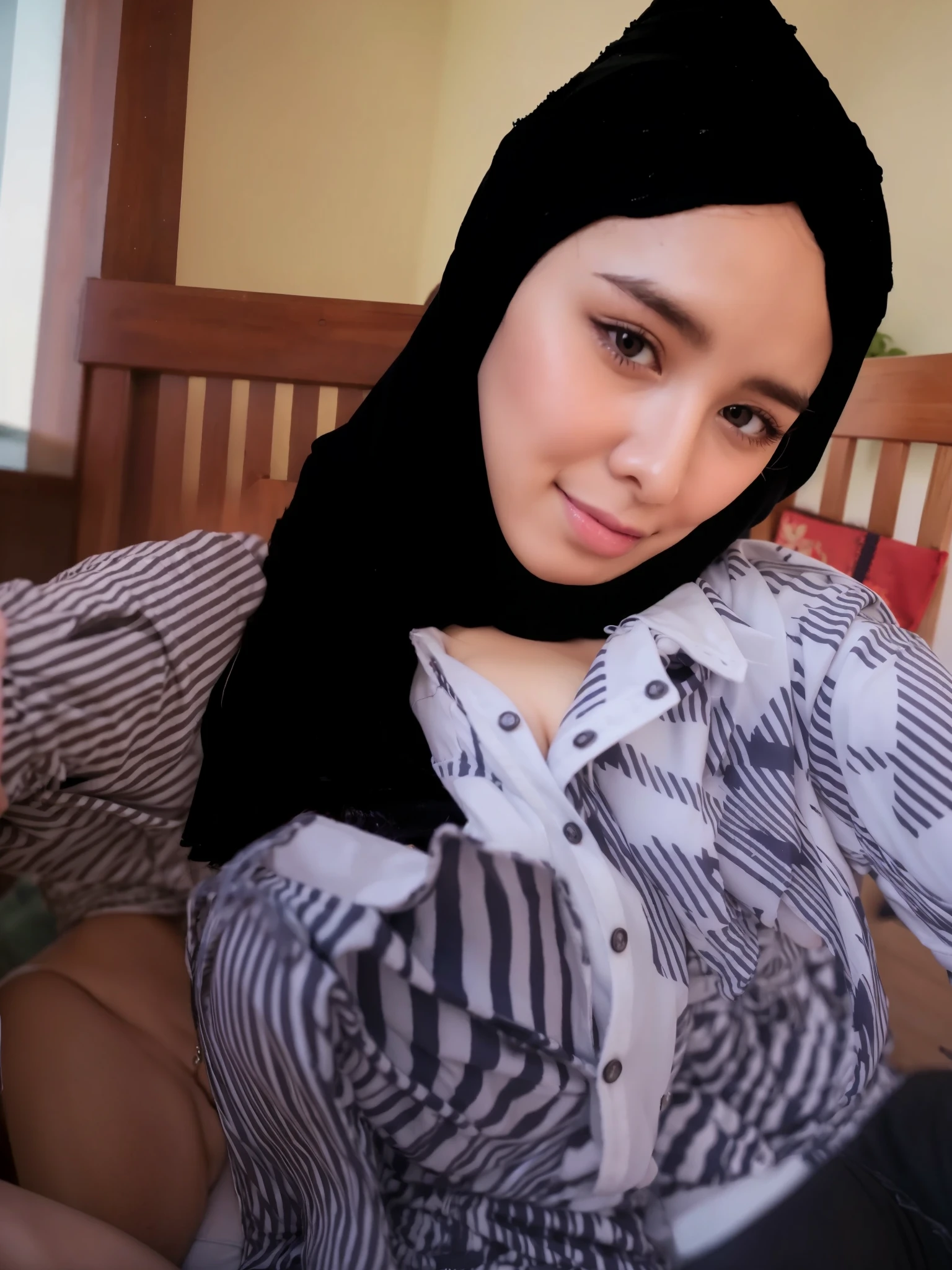 Hijab Big breast realistic