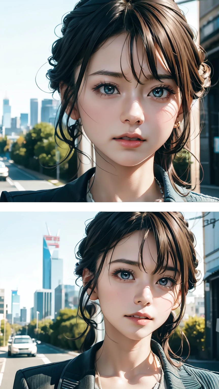 (Random Location),(Random Hairstyles),(Movie-like scene,Best image quality,(8k), Ultra-realistic, 最high quality, high quality, High resolution, high qualityな質感, Attention to detail, beautiful, detailed, Extremely detailed CG, detailedなテクスチャ, Realistic facial expressions, masterpiece, in front, dynamic, bold)