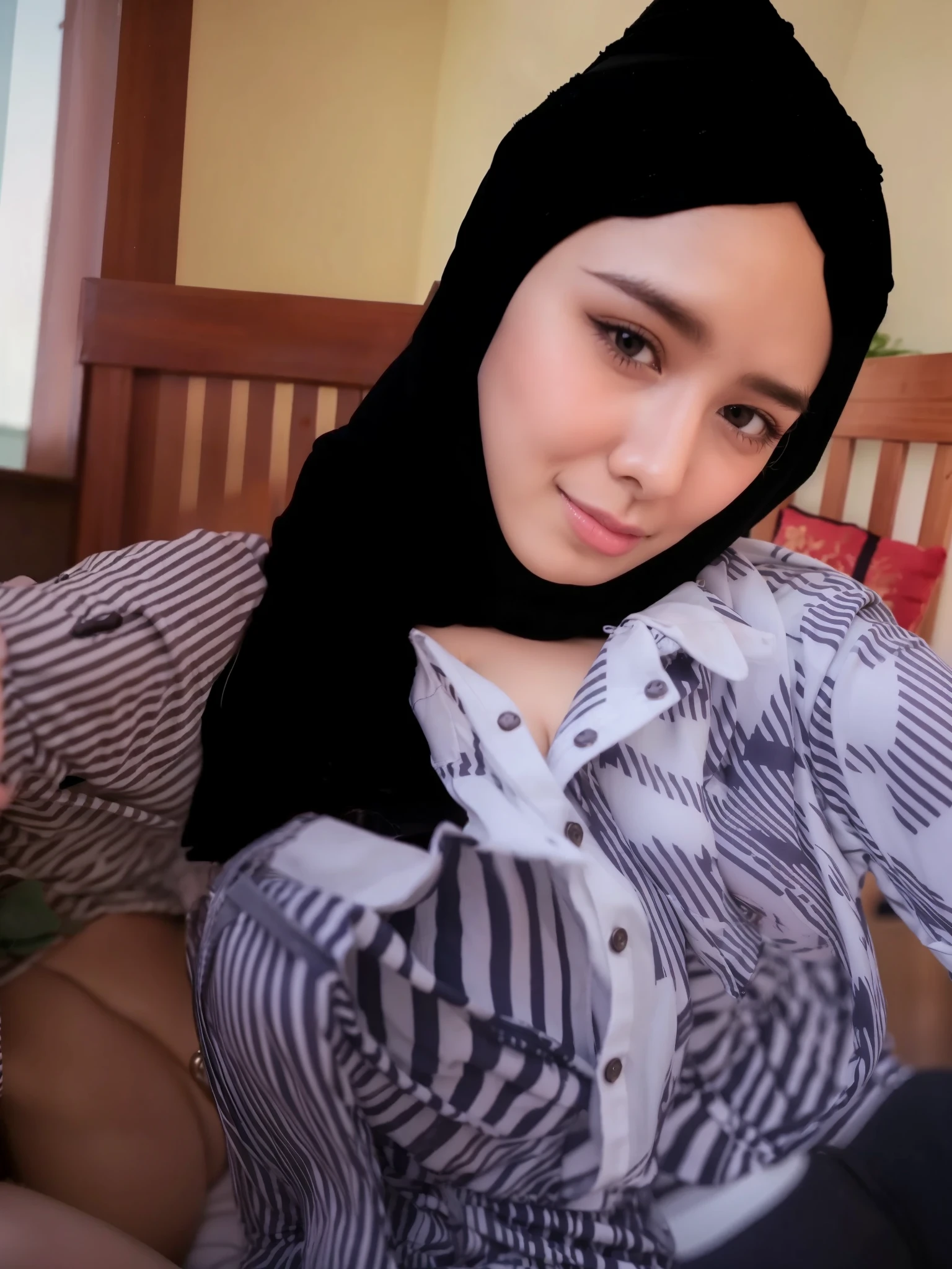 Hijab Big breast realistic