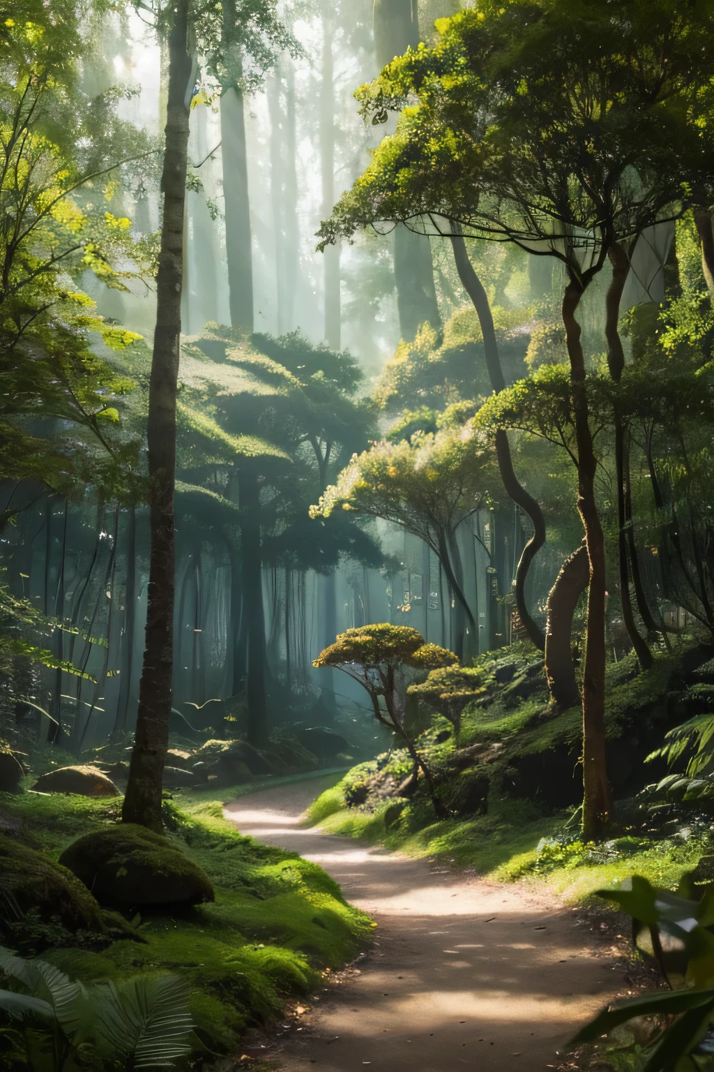 There are many mushrooms growing on the ground, Colorful forest,Dark fantasy,Advanced color matching,Very romantic,Very mysterious,Very charming,Very aesthetic,Magic Background,,Digital Art by Arthur Pan, shutter, Fantasy Art, magic Fairytale Forest, enchanted Magical Fantasy Jungle, Magical Fantasy Jungle, Magical fairy tale background, Fairytale Forest, enchanted forest background, Magical Wonderland, Magical scenery, Fairytale Forest, Very magical and dreamy, Enchanted Forest, Magic fantasy very detailed,32k