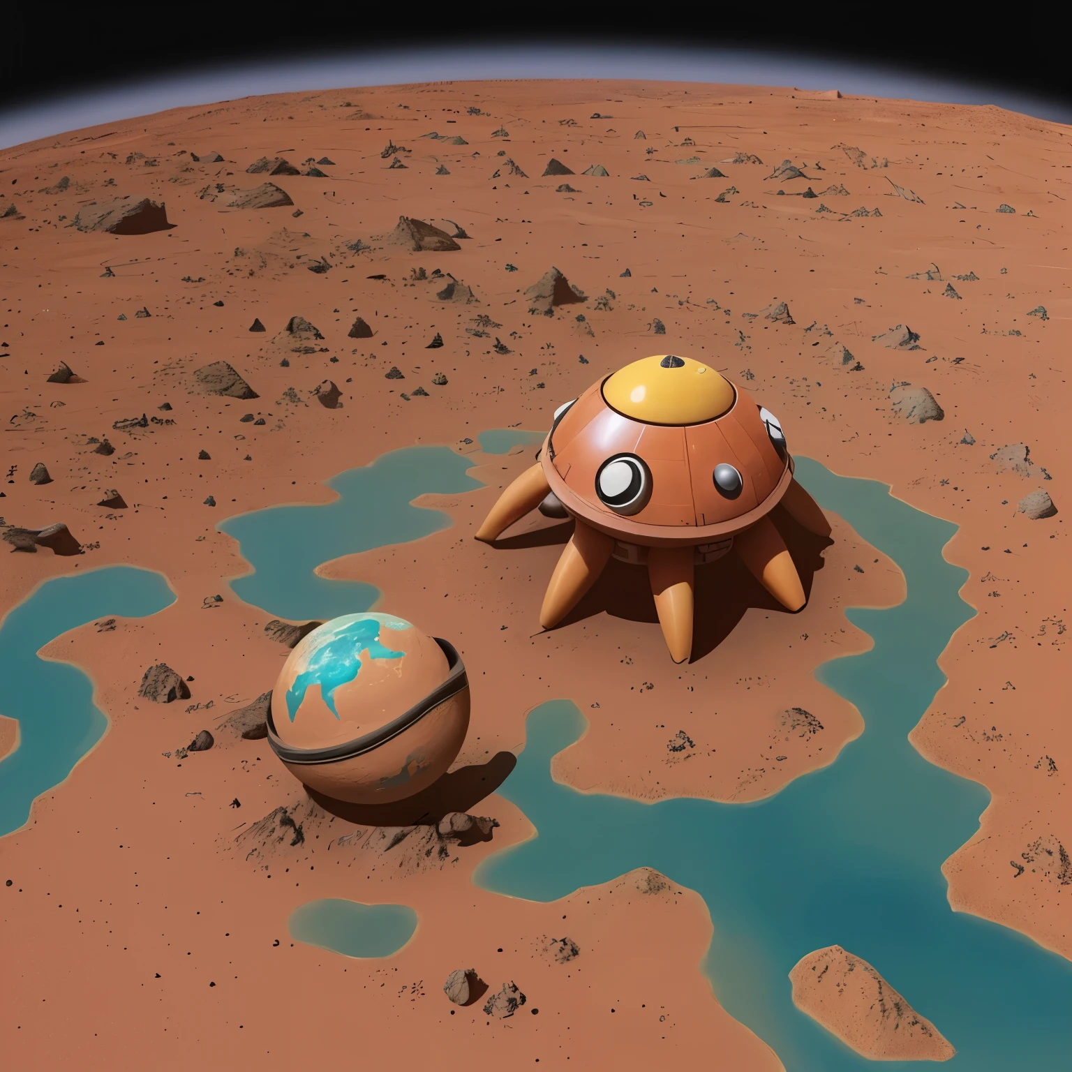 I need a Pokémon inspired by the planet Mars