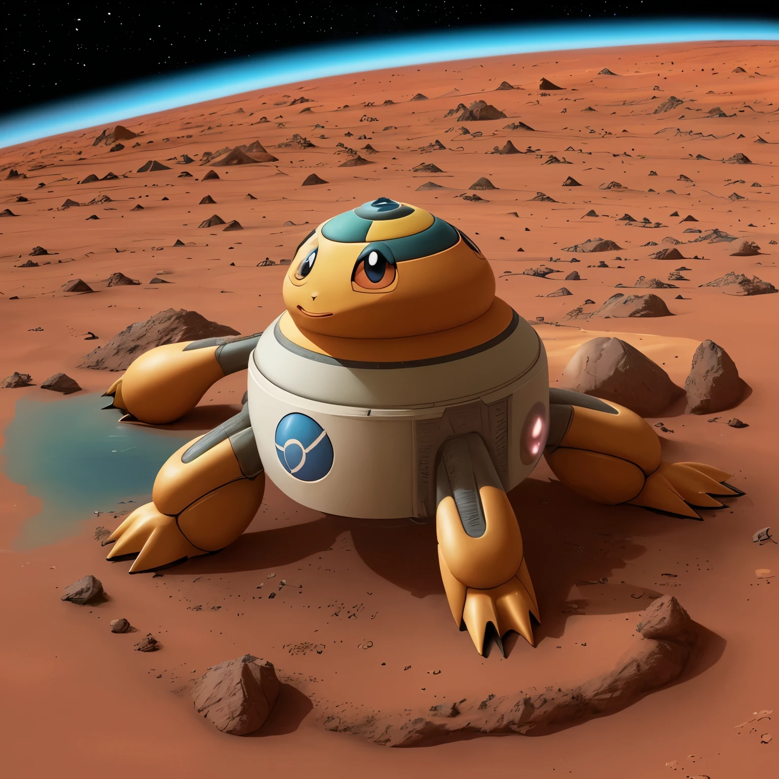 I need a Pokémon inspired by the planet Mars