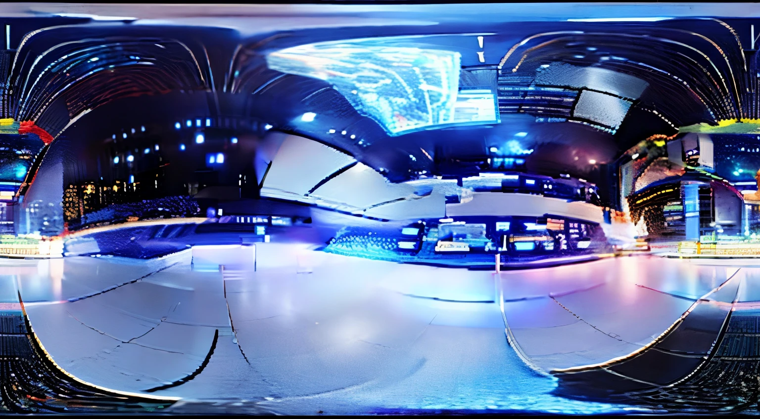 Image representing the year 2050, People from around the world are surprised by the rise of artificial intelligence. Biological gene editing,Quantum supercomputing,Artificial intelligence exists in a giant sphere container,