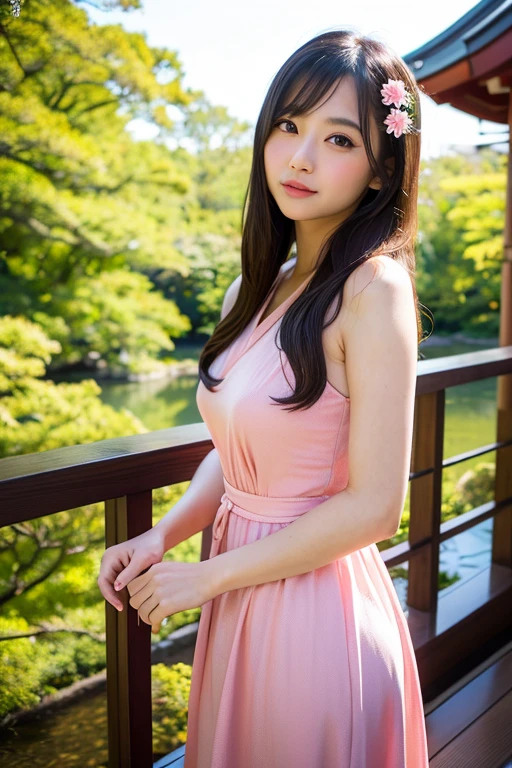 ((Highest quality)), ((masterpiece)), (detailed), Japanese,landscape,Beauty,cute,Upper Body