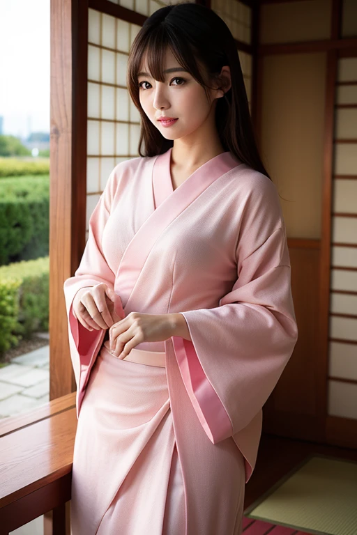 A woman in a pink dress taking a photo, beautiful、Japanese Goddess, gorgeous young Japanese women, beautiful south Japanese women, beautiful young , ゴージャスなJapanese Model, 美しいJapanese women, Japanese Girls, Japanese Model, 美しいJapanese Girlsの顔, Young sensual elegant, Incredible beauty, Beautiful girl model, Very beautiful girl,Japanese women