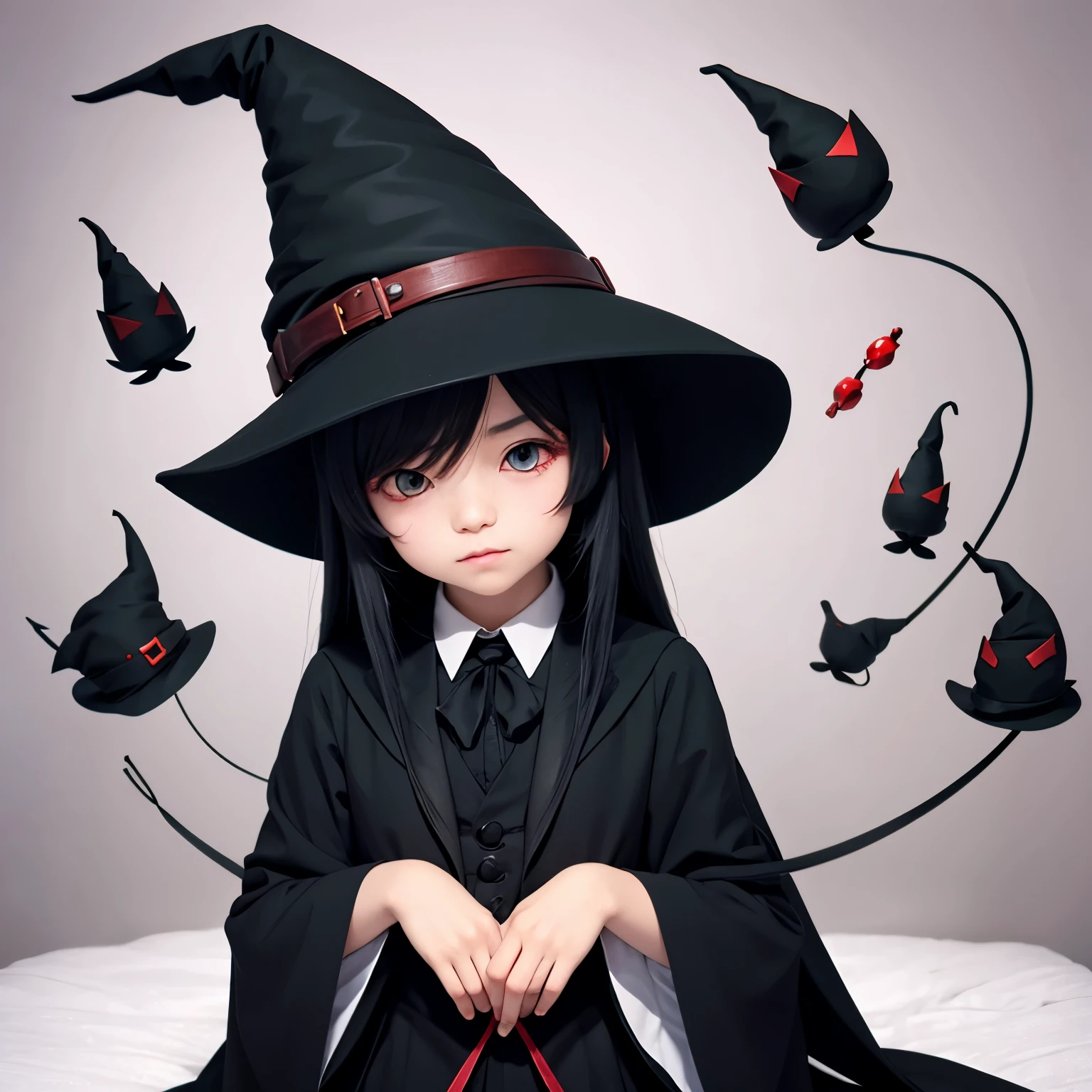 Mogeko with witch hat