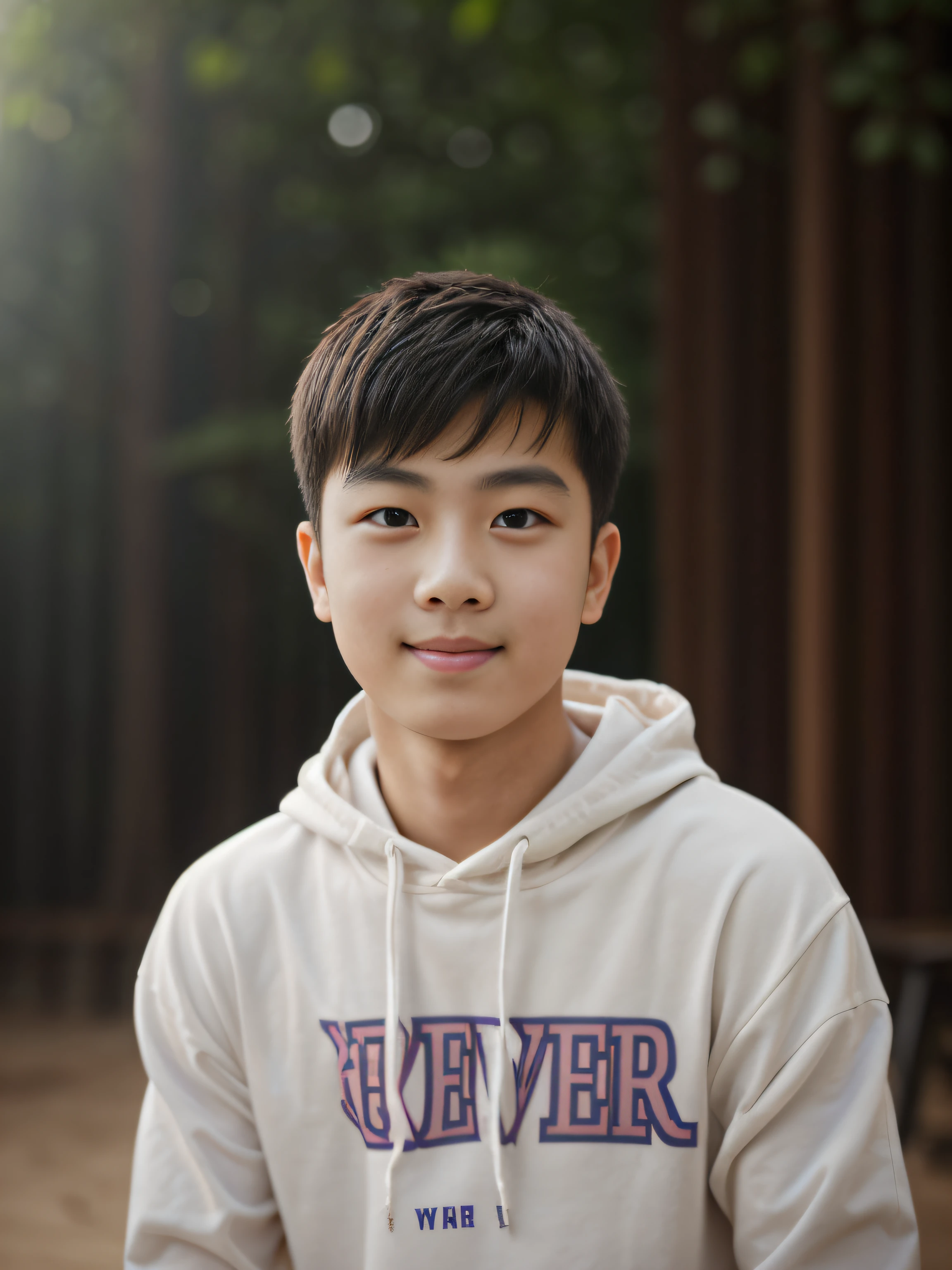 (masterpiece),(Best quality),(Super detailed),(Reality:1.6),Real human skin,Depth of Field, Natural Lighting, Hard Focus, Looking at the audience,1 boy, Teen Uncensored,Smile,In quiet classrooms