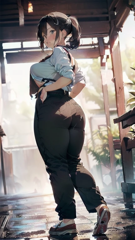 (must be follow these prompts:2),masterpiece, best quality, extremely detailed,photorealistic,(one woman:2),(alone:1.5),(genuine japanese looks:1.5),(japanese pretty woman:1.5),(adult woman but girly looks:1.4),(girlish face:1.6),(casual clothes on:1.4),(adorable face:1.4),(in tokyo:1.4),(a little plump face:1.5),(a little tiny height:1.3),(a little fat legs:1.3),(a little short regs:1.2),(a little plump hip:1.3),(natural face:1.8),(hardened chino pants is vital for her:1.5),(remarkable hardened chino pants on:1.5),(usual face:1.6),(must be her chino pants on:1.5),(she looks like japanese idol:1.5),(do not cut out her clothes:1.5),(normal body structures:1.9),(displayed one woman on single picture:2),(irresistible voluptuous body style:1.5),(must be fully clothes on:1.8),(a little plump japanese woman:1.2),(a little plump legs:1.3),(ejaculated in her arsehole again and again but her chino pants on:1.7),(she is very tired to faint away but her clothes on:1.8),(she looks exhausted with viscously clothes on:1.8),(her booty is too frousy but her chino pants on:1.7),(viscously arsehole and vagina but her chino pants on:1.6),(she looks like a lolita:1.7),(numerous cum in her vagina but her chino pants on:1.8),(unbelievably creampied but her chino pants on too much:1.8),(ejaculated in her pussy again and again but her chino pants on too much:1.9),(numerous cum on her crotch area behind her chino pants on too much:1.6),(oldest cum remains inner chino pants too much:1.9),(her chino pants thoroughly penetrated with oldest semen:1.6),(her inner chino pants is viscous:1.9),(her arsehole is creampied but her chino pants on:1.8),(her arsehole is baggy after annual sex but her chino pants on:1.9),(oldest seminal stains increased:2),(repeated gang-rape to her double holes but invisible it beyond her chino pants far too much:1.9),(multiple raped and creampied every night but invisible it beyond her chino pants far too much:1.9),(usual face and usual life:2.3),(after creampied:2.8)