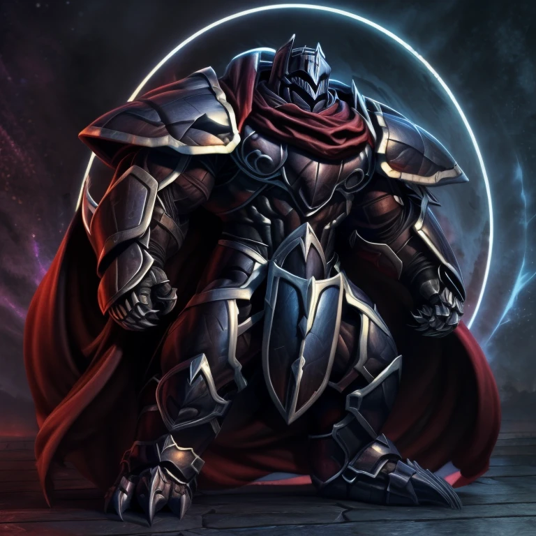 (masterpiece, best quality, detailed:1.2) detailed full body, a knight's mechanical armor, glowing wide and heavy armor, wears full body armor. massive muscles, huge pecs, chiseled abs, huge pectorals, exaggeratedly huge muscles. wearing a cloak. unusually developed muscular body big muscle, pecs, triceps, traps, waist narrow, unusually developed muscular body, Dark knight,
BlackKnight_fe, The claws are sharp,
Sharp teeth,