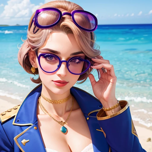 Anastasia de Jojo avec des lunettes