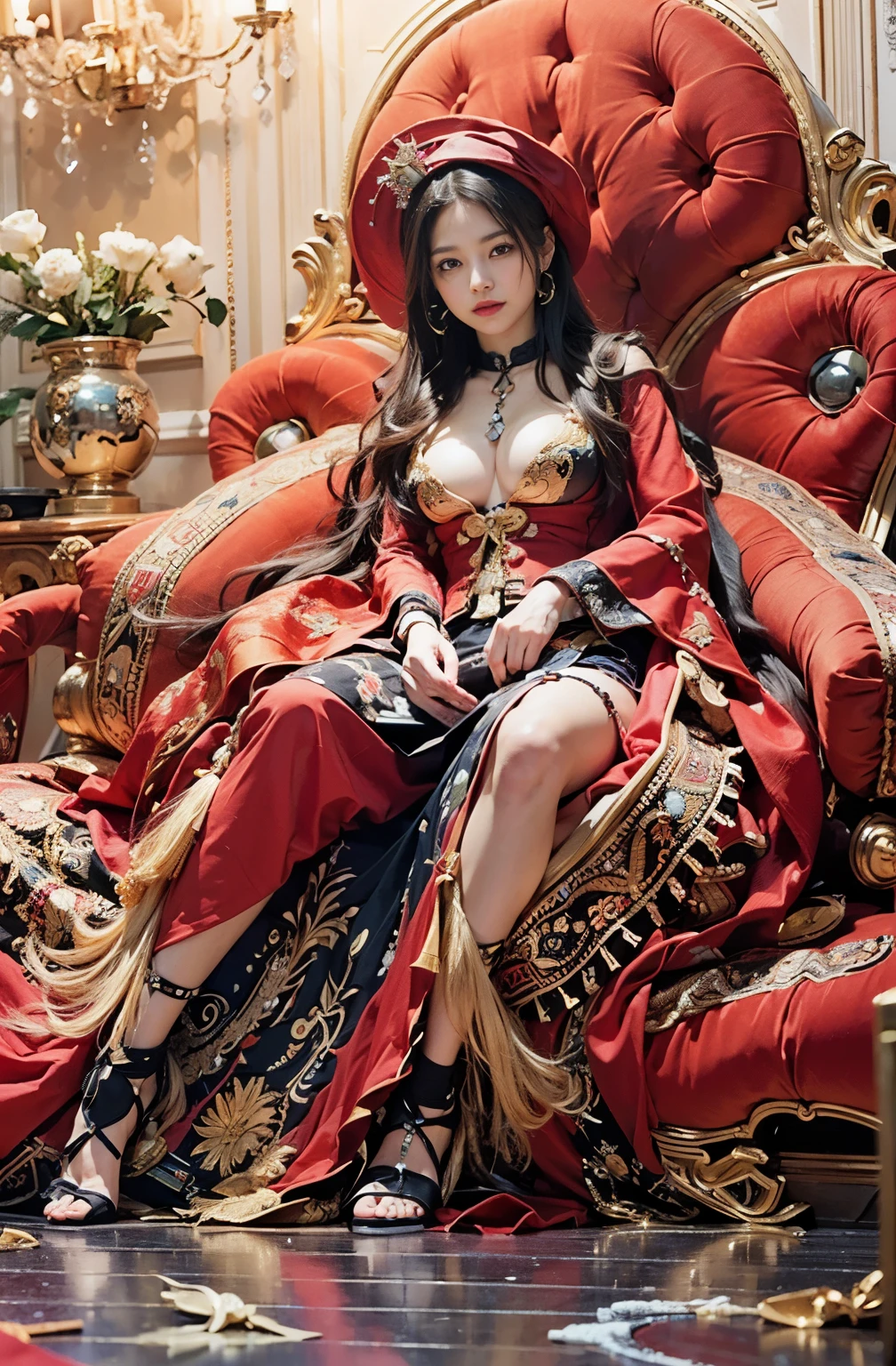 (High resolution,masterpiece,highest quality,Highly detailed CG, Official Art:1.4), Realistic, photograph, Incredible detail, It's all complicated, Ultra-Realistic Rendering、Shiny and shiny,wonderful many layers, 8k wallpaper, 3D, sketch, cute, figure,( alone:1.4), Perfect female proportions,Villainess, (fusion of octopus and lady:1.4), (Woman in the shape of an octopus:1.2), (Taco Lady:1.2), (Fusion:1.2), (alone:1.4), (Wicked Smile:1.2), Muscular, Abdominal muscles, (Octopus Exoskeleton Bio-Insect Suit:1.4), (Octopus Red Exoskeleton Bio Insect Armor:1.2), (Red octopus antennae:1.3), fail,