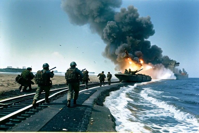 The operation began with a nighttime parachute descent.、This was followed by air raids and naval gunfire on the planned landing site.、Landing craft began their landing on enemy territory early in the morning.。The Allied forces、British Prime Minister Winston Churchill「The most complex operation ever undertaken」He was prepared for a tough fight,、Mr.々This made it a complete surprise for the Germans.、The landing operation「Omaha Beach」With some exceptions, the situation is progressing smoothly.、The damage was much less than expected.、Allied fears of terrible losses proved unfounded.。