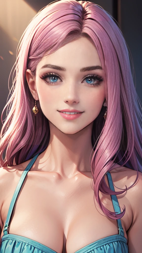 obra de arte, CRU,  Linda arte, artista profissional, 8k, estilo de arte por sciamano240, rosto muito detalhado, cabelo muito detalhado, 1 mulher, perfectly dCRUn body, rosto bonito, Cabelo longo, cabelo azul claro , olhos azuis muito detalhados , bochechas rosadas, detalhes intrincados nos olhos, playful smile, olhando diretamente para o visualizador , in love with the spectator&#39;s expression, batom, vestindo lindas roupas de inverno, casaco de inverno, luvas, sweater, tissue,  short pencil skirt, botas de coxa, dia ensolarado de inverno, andando, pov com visualizador, muito perto do rosto, 
