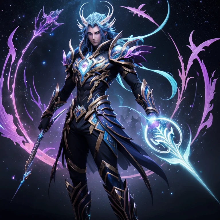 Zephyrion is a profoundly powerful Aethereal who exists beyond the realms of order and chaos, embodying the primordial element of aether. Connected closely to his brother Zaniir, Zephyrion holds the crucial task of maintaining balance among the Aethereas, Vuns, and cosmic forces to prevent dominance by chaos or order. His independent nature and distant demeanor stem from his unique role in the cosmic equilibrium. As a primordially powerful Aetherea, Zaphyrion often seeks the