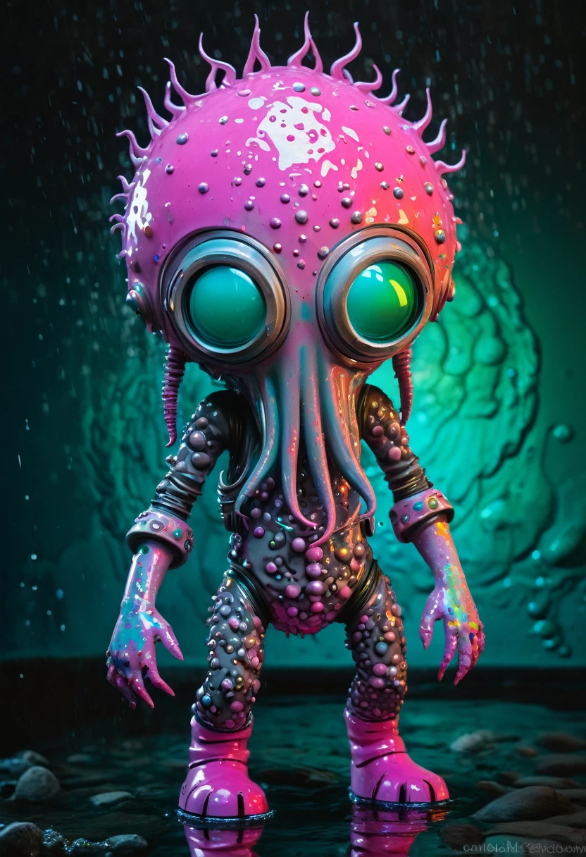 8K, ARTISTIC photogrAphy, best quAlity, mAsterpiece: 1.2), A (potrAit:1.2) Don Bluth Style ASTRONAUT Cthulhu pink Toon Doll, full body RAW candid cinema, cyan hair, 16mm, color graded portra 400 film, remarkable color, ultra realistic, sad admosphere, dark lighting, oppressive atmosphere, depressive colors, kodak portra 400, photograph,r, Natural Light, Pinhead lighgts, blur reflection, Brush Strokes, Smooth, abstract, Splatter, Oil On Canvas, rainbow colors, fractal isometrics details bioluminescens : a stunning realistic photograph of wet bone structure, 3d render, octane render, intricately detailed, titanium decorative headdress, cinematic, trending on artstation | Isometric | Centered