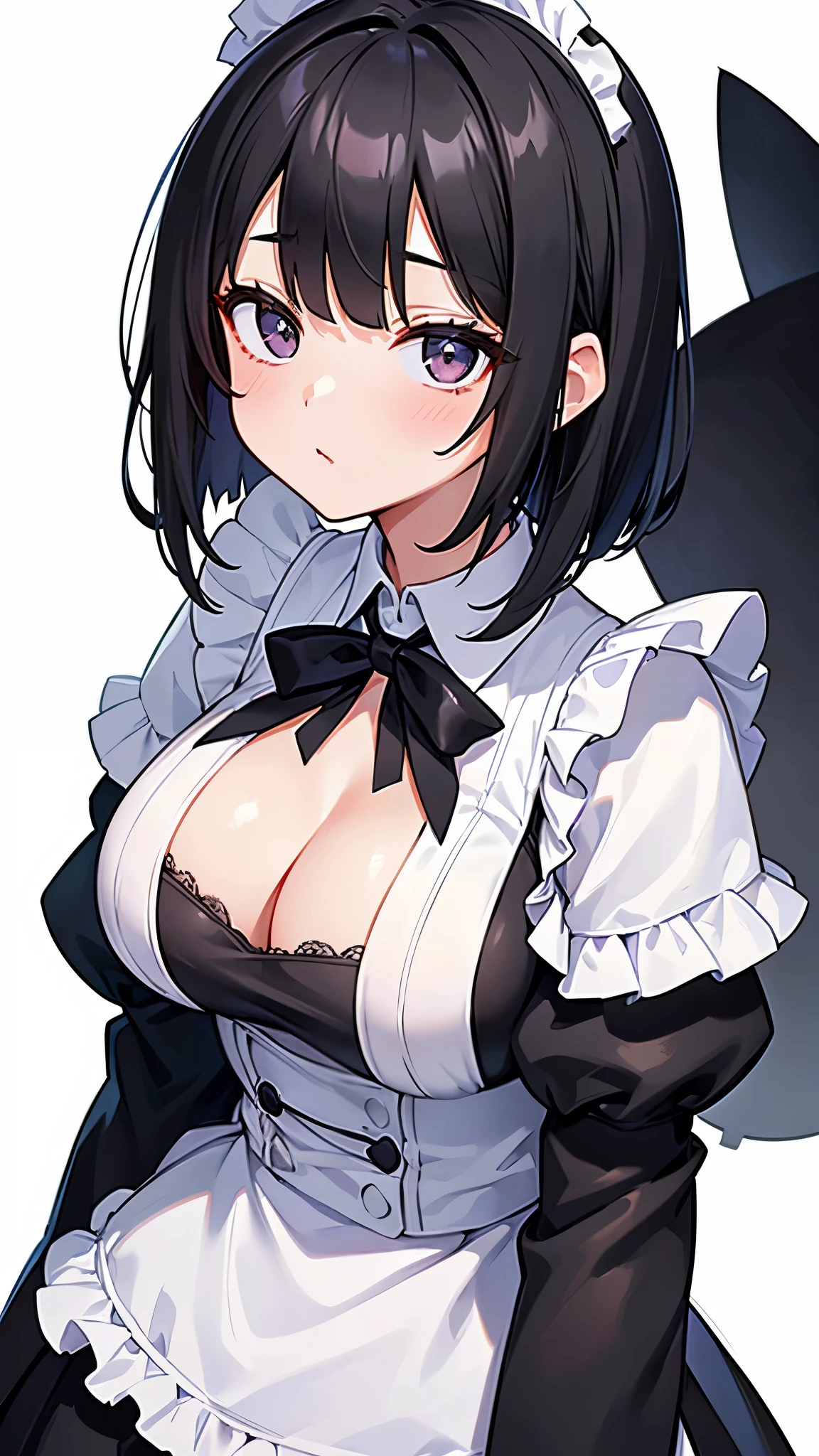 Underboob、corset、garter belt、Maid clothes