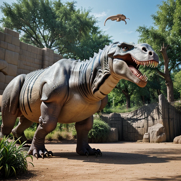 Zoo with real dinosaurs