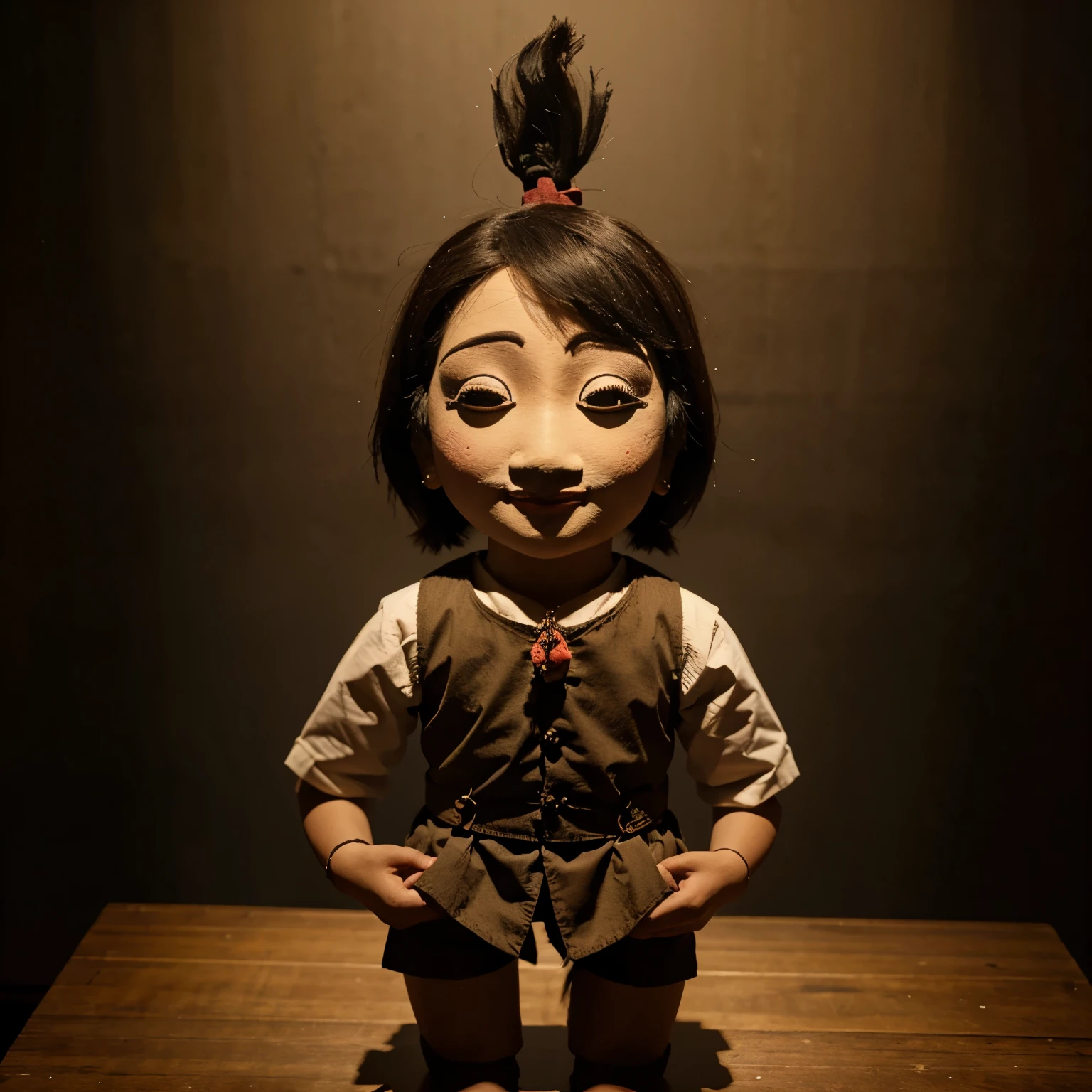 Puppet in wayang kulit 