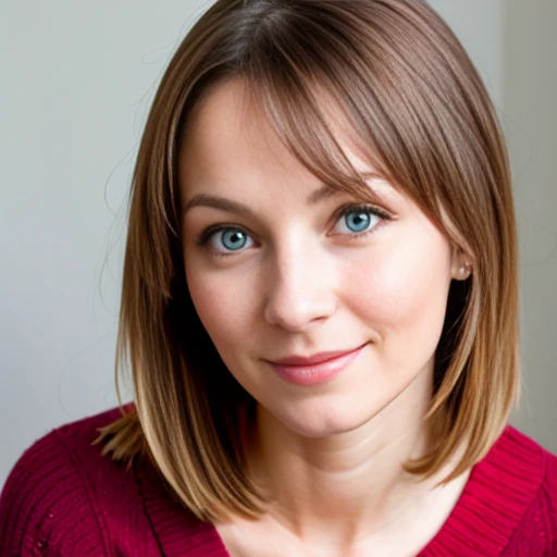 a czech woman, 30 years old. focus on the face, Image with color.