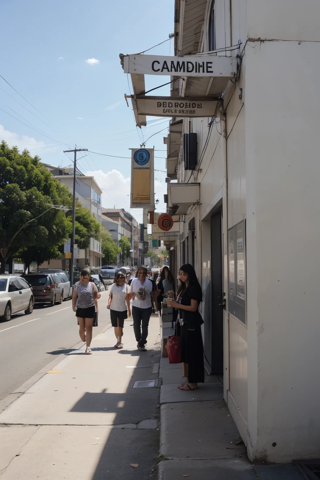 BANNER COMO O NOME DISCIPULADO 2024 COM BIBLIA E PESSOAS AO REDOR CAMINHANDO EM FRENTE AO HORIZONTE