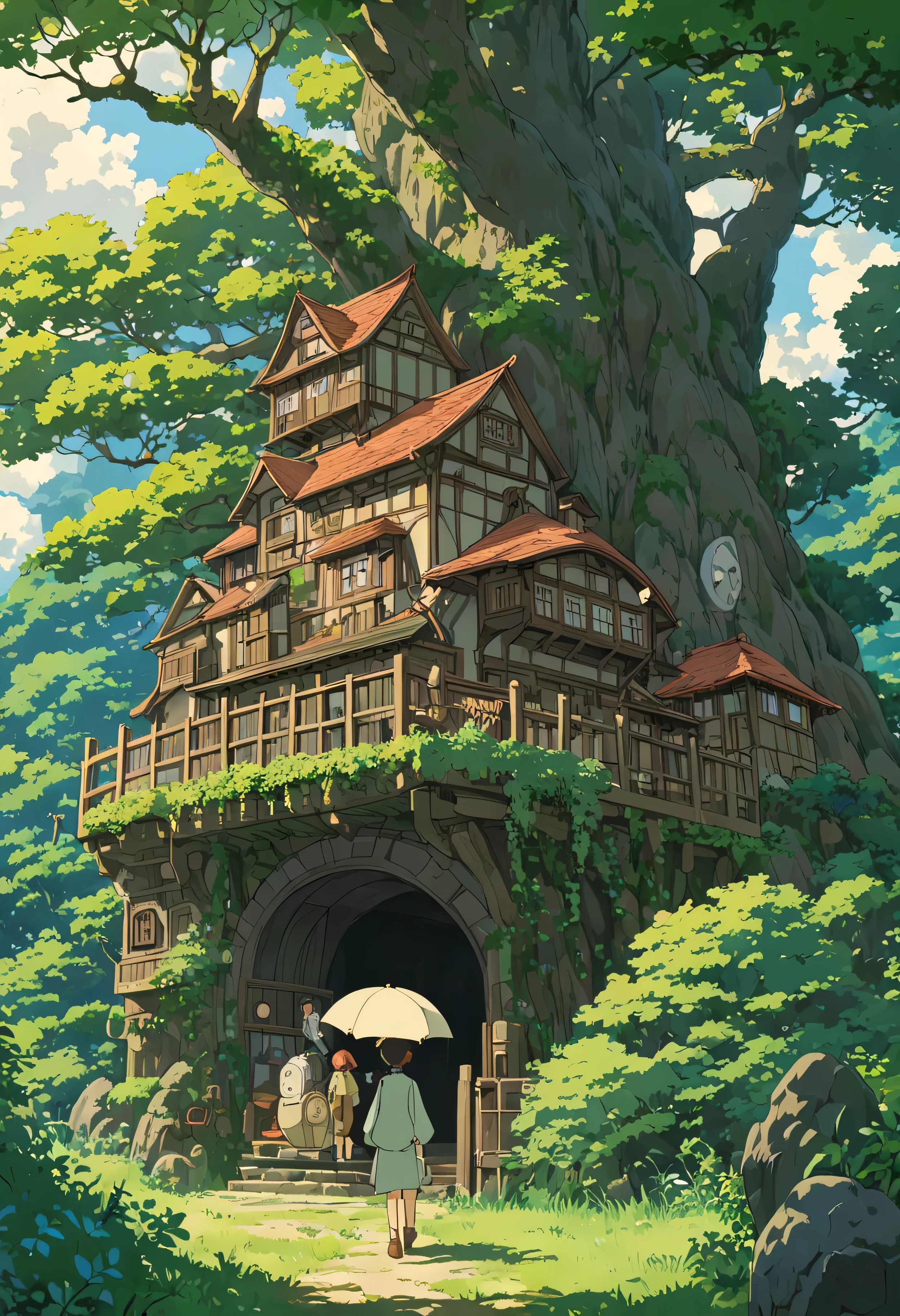 anime movie by Studio Ghibli Style, cinematic film still, best quality, masterpiece, Representative work, official art, Professional, Ultra intricate detailed, 8k