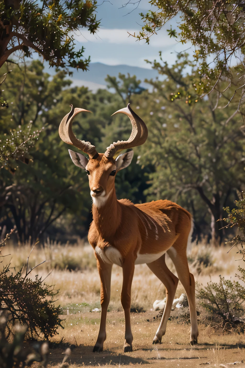 Antelope in the wild, beautiful frame