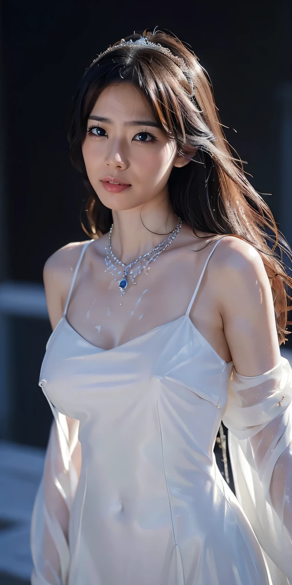 ((very accurate anatomy:1.65)), ((Semen Girl,seiekihime,Japanese Princess,A pile of cum,Daytime,Amazingly cute,Japanese Goddess, A bust bigger than her face,Snow-white skin,Glowing Skin)),((Silver Glistening semen in wet dress,Elegant and beautiful cum-soaked dress,Elegant decoration,Diamond Decoration,Glistening semenで濡れたティアラ,Artistic decoration,A pure white dress soaked with semen、Princess dress soaked with cum,Semen-soaked jeweled dress,Semen-soaked jeweled dress,Luxury necklace soaked with semen,Extravagance beyond imagination,The world's most luxurious decoration covered in semen, ),((Semen covered tree々々,Lots of trees,Mountains of semen,Glistening semen,Glistening semen blizzard,Amazing cum-splattered scenes,Jewels of semen,Diamond dust,The most realistic and complex cum-soaked background,Complex cum-soaked background,Highly detailed and realistic backgrounds all wet with semen)),(((Find the perfect camera here,Detailed face,Quality and beautiful face,A clean and beautiful face,The perfect gas chamber,Perfect Fingers,Perfect hands,Just five fingers)),Best image quality,8k,SLR camera photography,Professional photos,Realistic quality, (Adult sensual porn actress woman:1.65), (Black Hair、Long Hair:1.65),(Woman with big ass wet with cum:1.75 Very large breasts covered in cum:2.1, Narrow waist:1.65),(Voluptuous long legs), (Shining Eyes:1.3),(Large amplitude action reminiscent of sex: 1.75),(Accurate and perfect face:1.55),((Highly realistic and detailed loads of cum)), ((My whole body is soaked with a large amount of semen.:1.95)), ((Soaked with a lot of semen, Silver Glistening semen in wet dress,Elegant and beautiful dress wet with cum,Elegant decoration,Diamond Decoration,Glistening semenで濡れたティアラ,Artistic decoration,A pure white dress soaked with semen、Princess dress soaked with cum,Semen-soaked jeweled dress,Semen-soaked jeweled dress,Luxury necklace soaked with semen,Extravagance beyond imagination,The world's most luxurious decoration covered in semen, ))