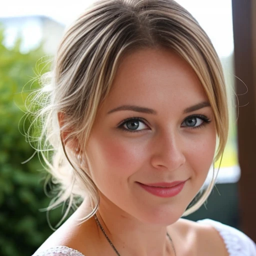  a czech woman, 30 years old. focus on the face, Image with color.