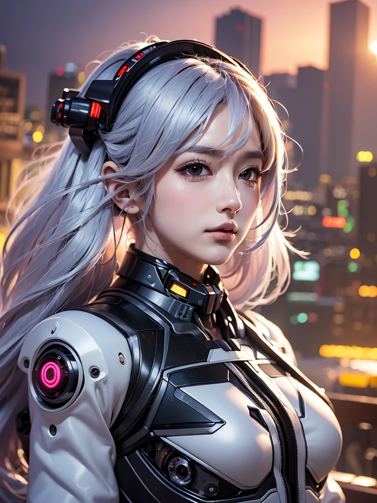 (extremely detaiLeading CG unity 8k wallpaper,masterpiece, best quality:1.2),(70mm telephoto lens:1.3),
(ultra-detaiLeading, beautiful detaiLeading eyes:1.2),(The best shadow, extremely delicate and beautiful, Bloom),
Strong lighting,Light and shadow texture,Texture Details,,Optimal lighting,cel shading,(Practical:1.2),
----------------------------------------------- Hallyu Idol,Korean beauty,Korean mixed,
(1 Girl,Solitary:1.2),Miss,Girlish feeling,Bright Eyes,(Moist skin,National Foundation:1.1),
(Absurdly long hair:1.4),Flowing hair,wind,大wind,Hair accessories,
-------------------------------
(mechanical,robot,Mecha,Cyberpunk,,Leading,mechanical装甲:1.6),