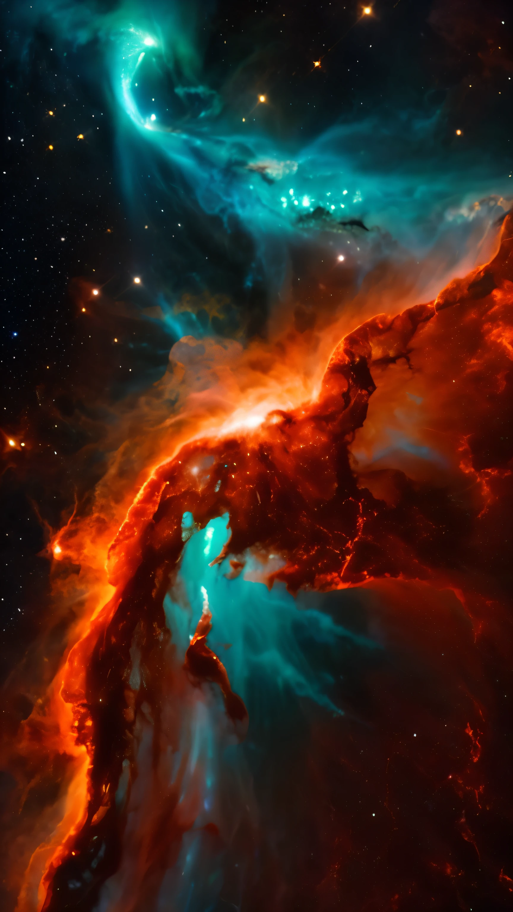 Supernova Great Nebula Starry Sky Fantasy