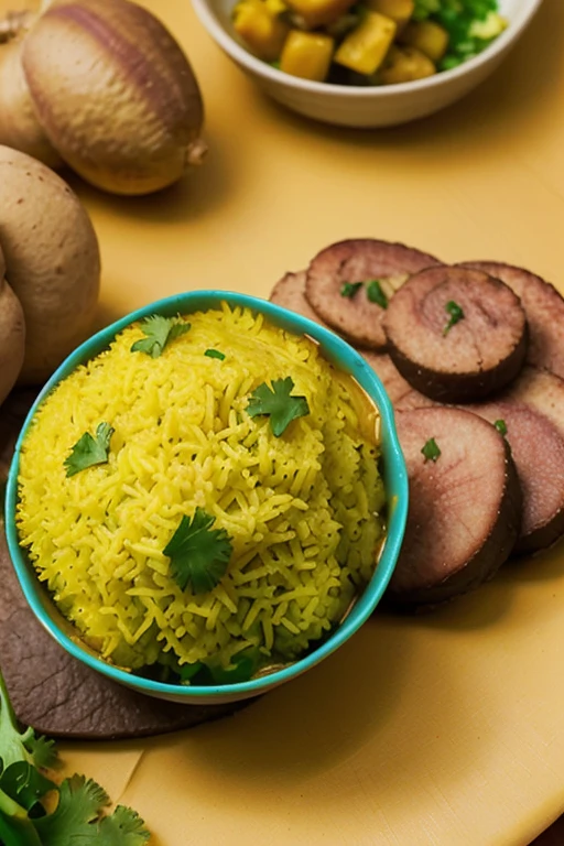 Brazilian food, potatos, tomatos, paste, UHD