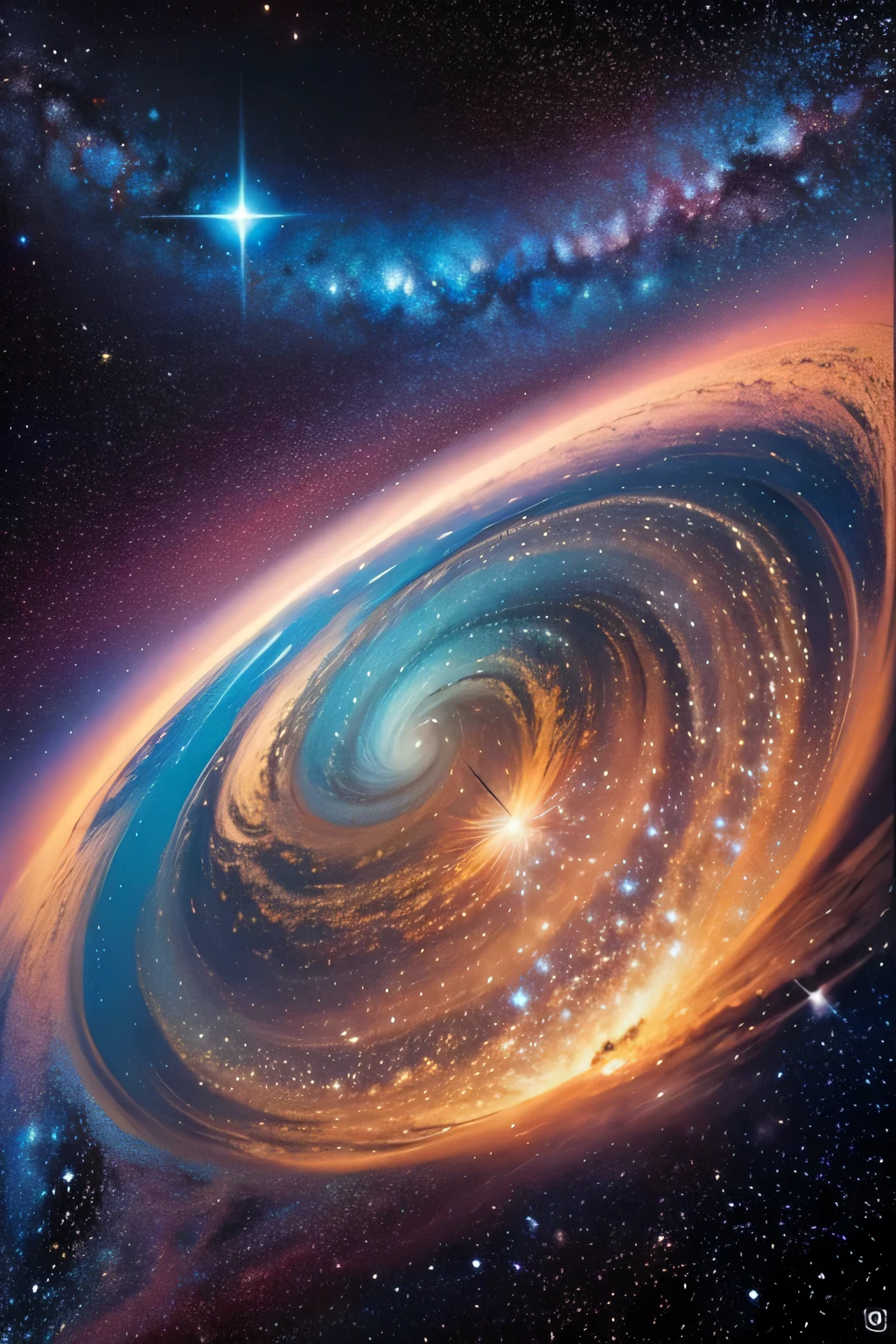 ((mejor calidad)), ((Obra maestra)), (detallado), abstracta, super nova, universo, estrella