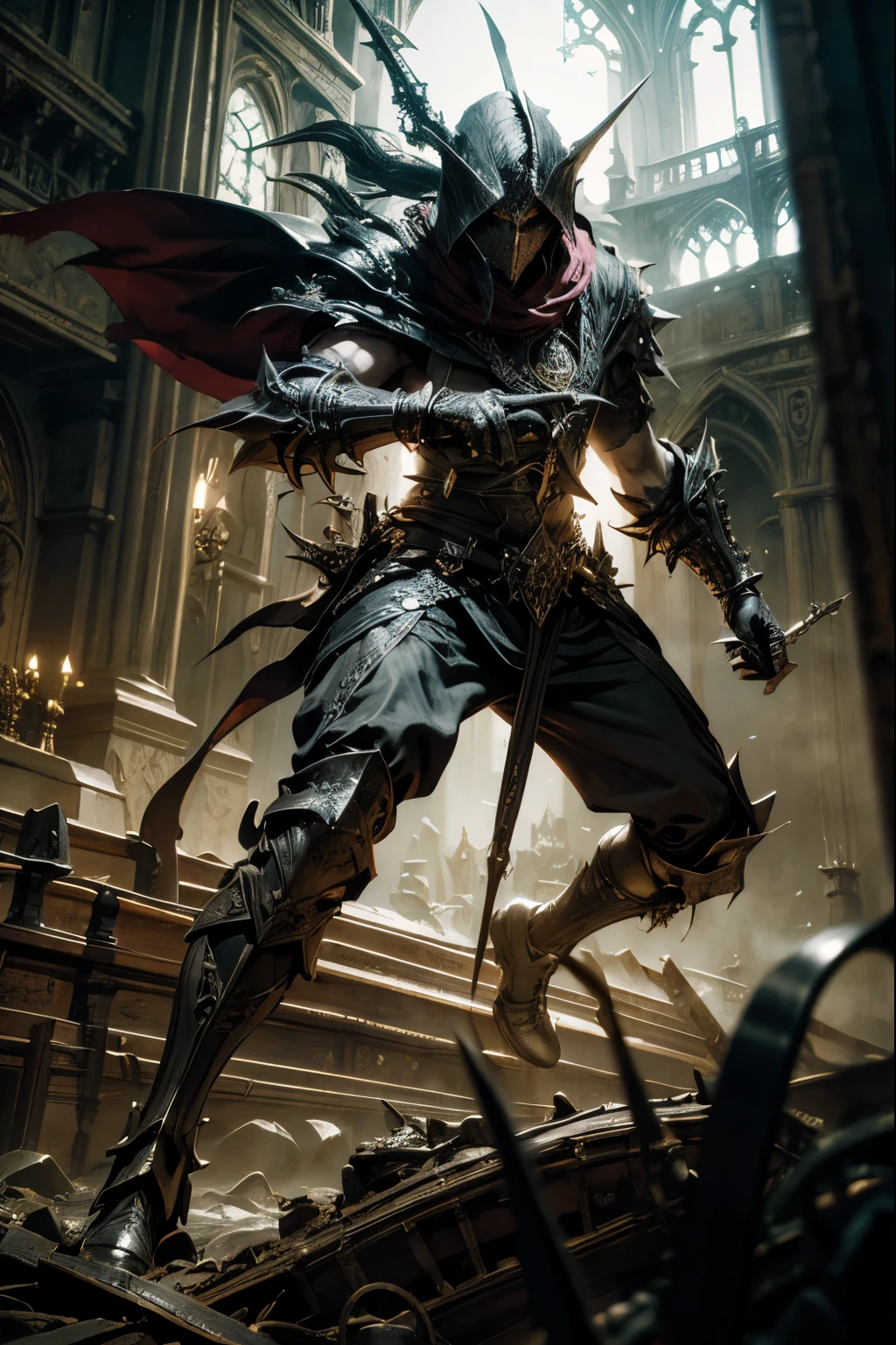Art in fantasy Dark Gothic Cool Photoshop Effects Action, sharp focus, studio photo, masterpiece, UHD