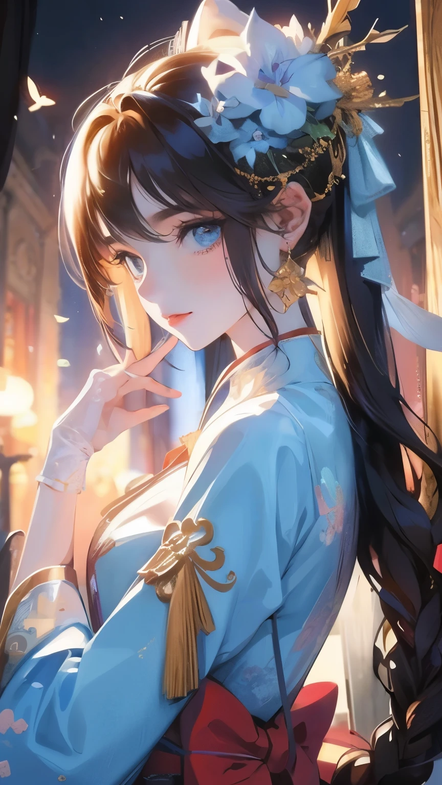 ((Best quality)), ((masterpiece)), (detailed),1 girl,solo,Angelic, mystery