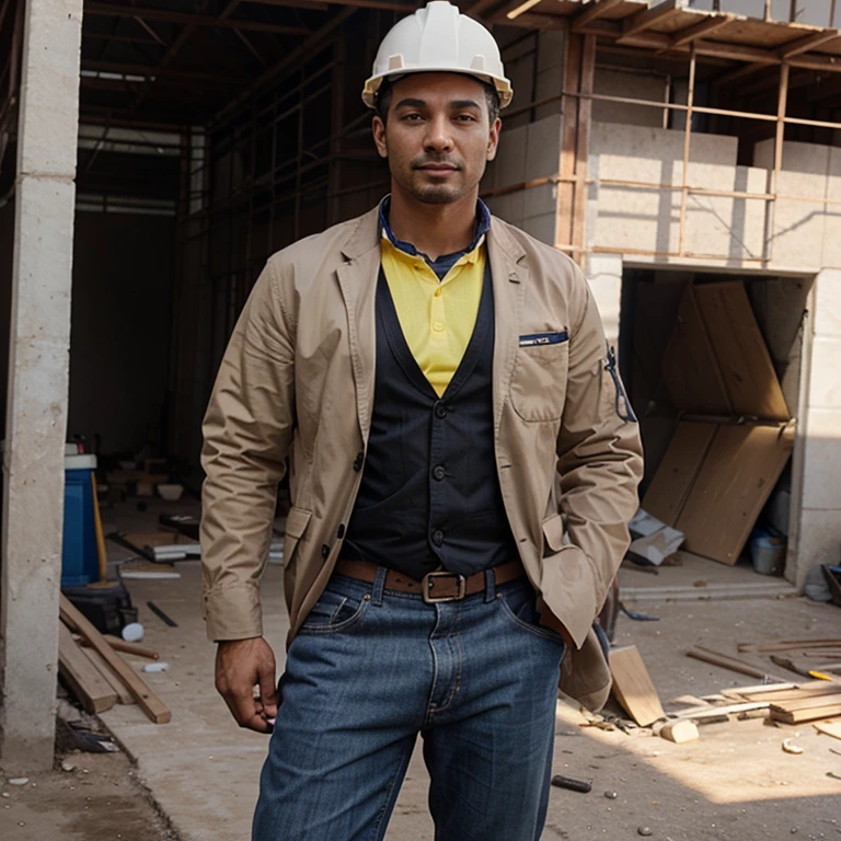 A man who is a construction engineer and very rich