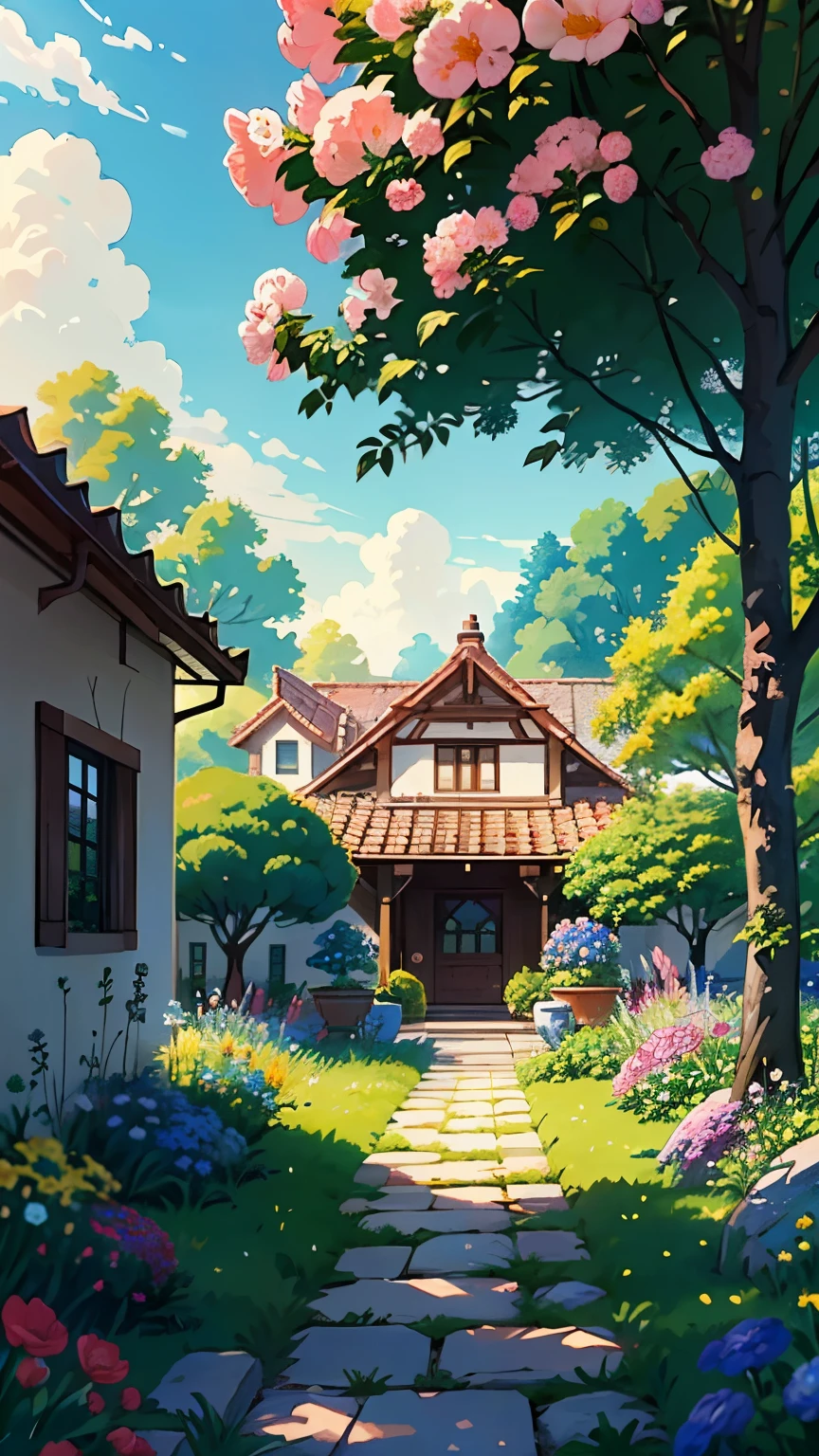 Step into a world inspired by Ghibli, where a magical floral garden house blooms with vibrant flowers under the gentle rays of sunshine in this enchanting digital painting. 🎨🌷 Immerse yourself in the beauty of nature's embrace.
🌸 Explore the whimsical garden of Ghibli-inspired dreams.
☀️ Bask in the radiant glow of a sunny day in pixels.
🏡 Let the beauty of this digital painting transport you to a blooming haven...