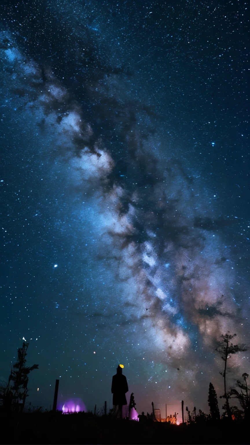 Supernova Starry Sky Fantasy Town