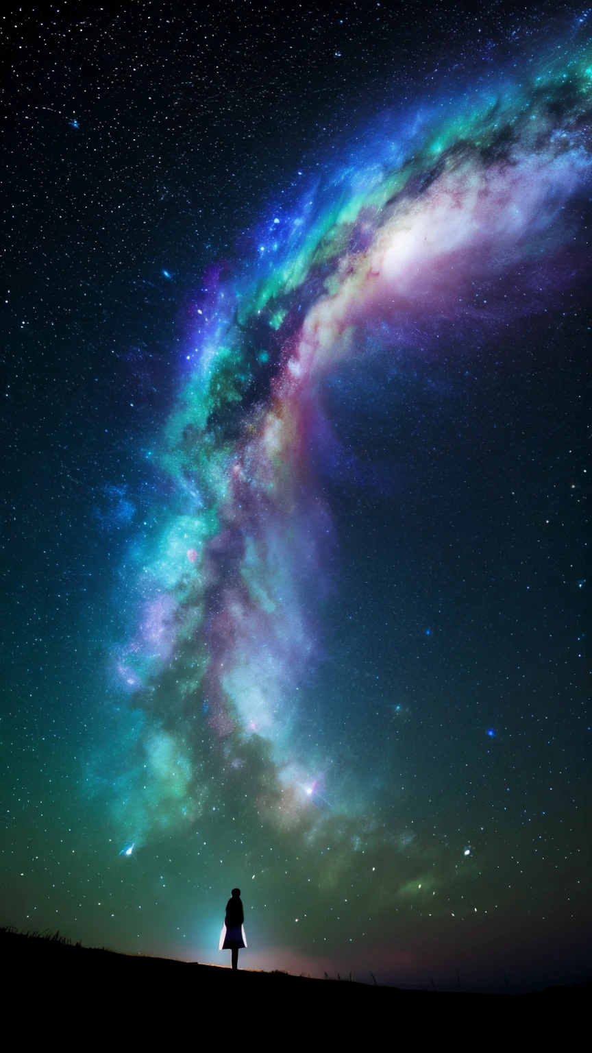 Supernova　Starry Sky　Fantasy　Light　full moon