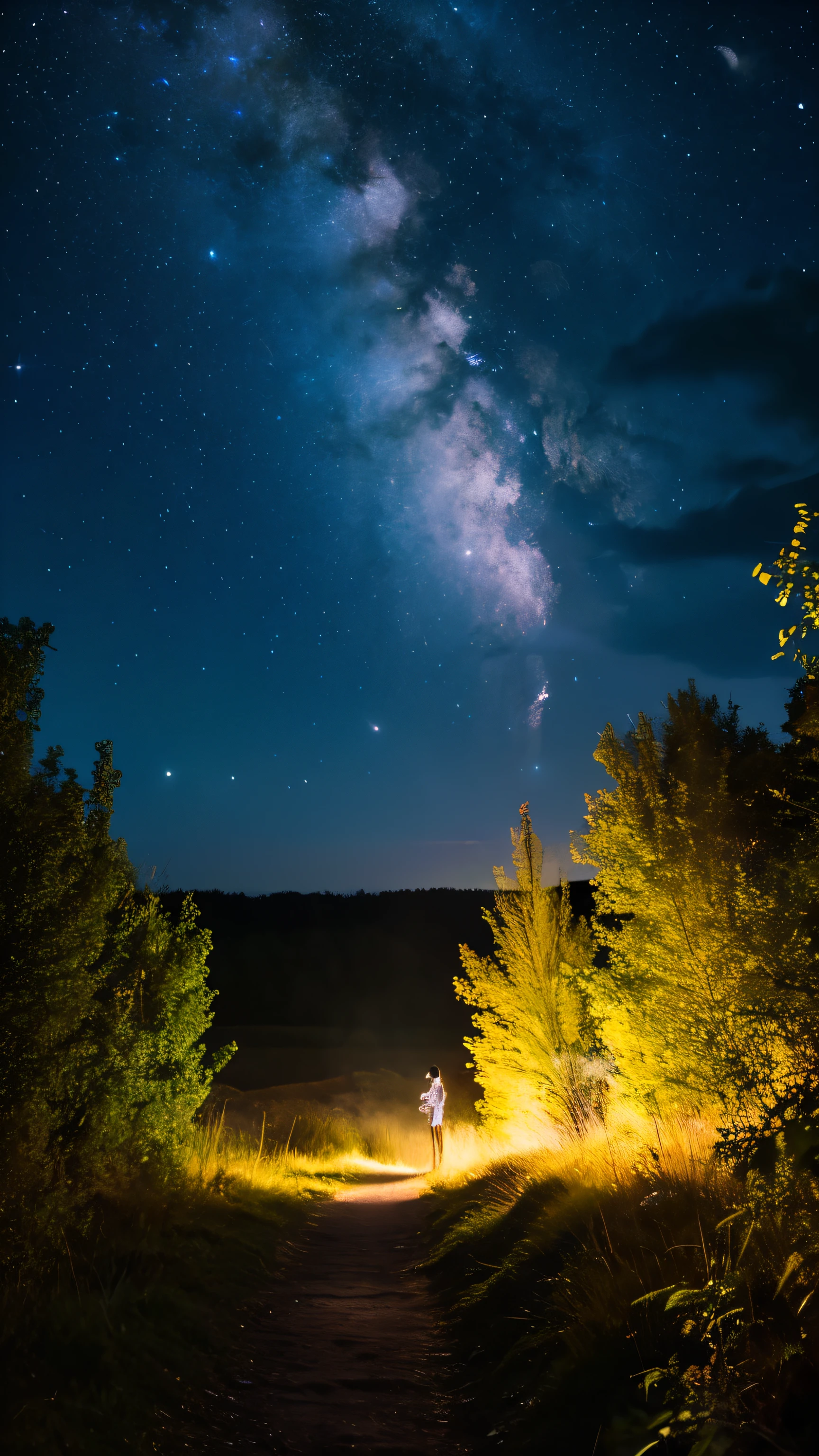 Supernova Starry Sky Fantasy Light full moon