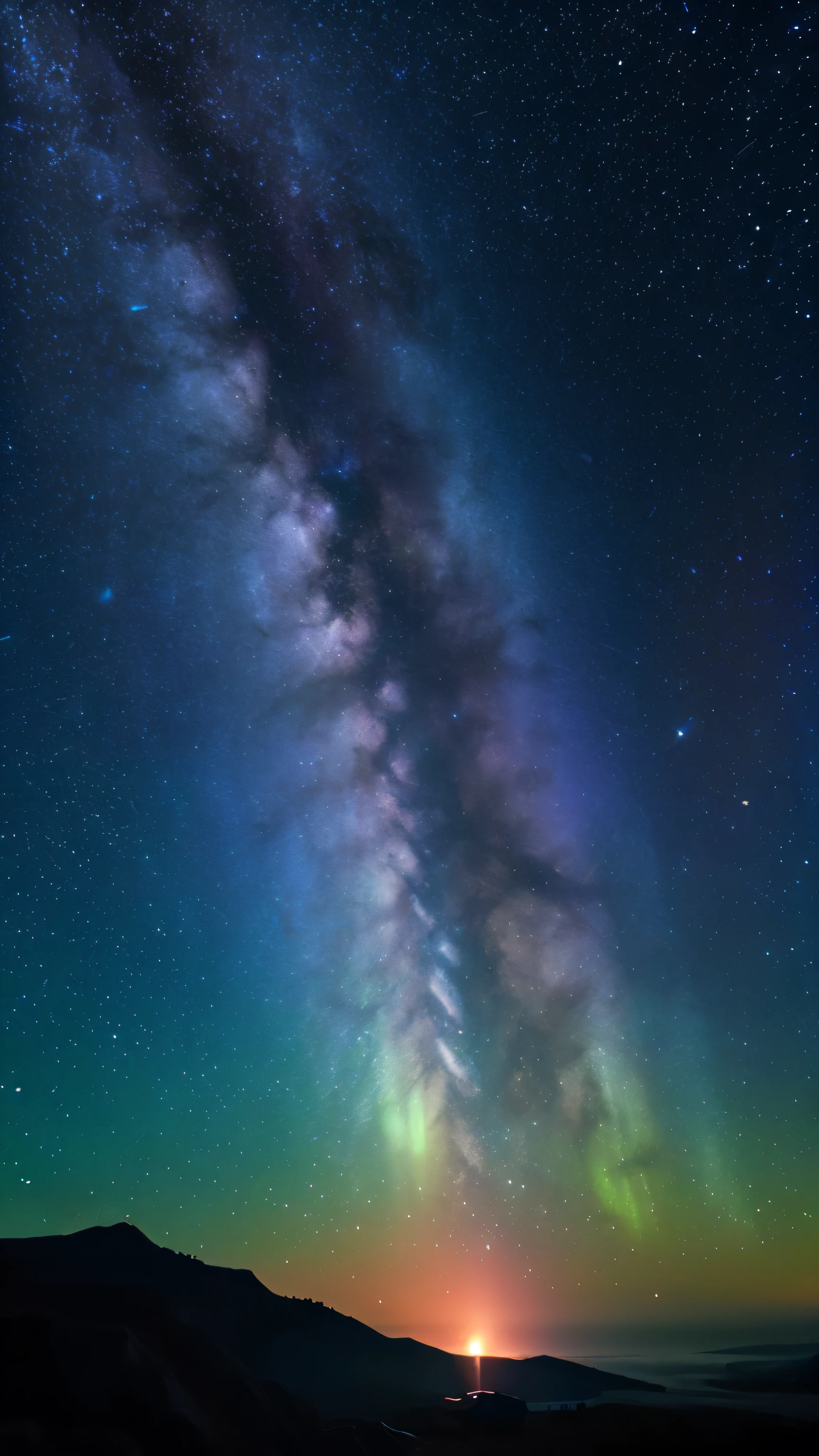 Supernova Starry Sky Fantasy Light Aurora