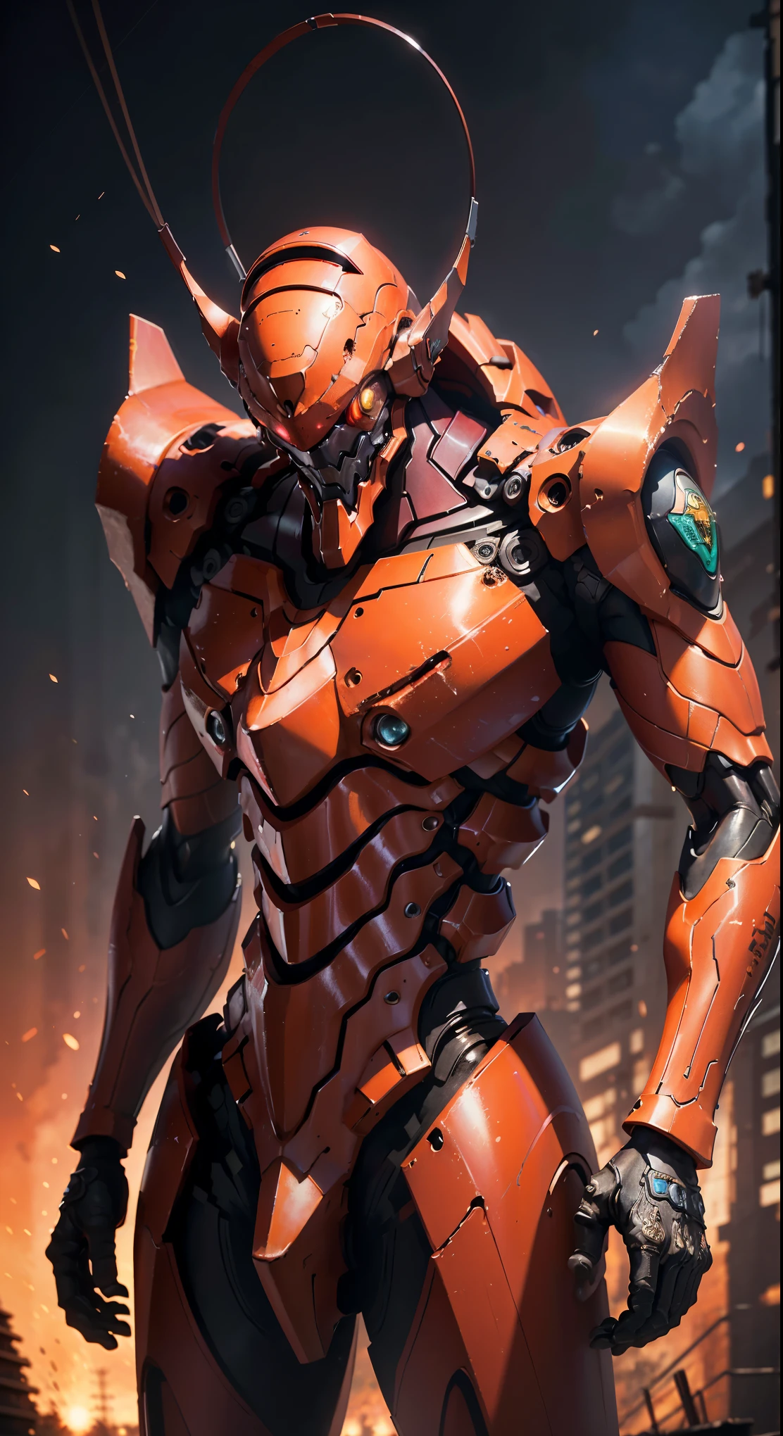 (best quality,4k,8k,highres,masterpiece:1.2),ultra-detailed,(realistic,photorealistic,photo-realistic:1.37),HDR,UHD,studio lighting,(extreme detail description:1.1),professional,vivid colors,bokeh,portraits
Eva 02 is a giant humanoid robot standing tall on top of a building in Tokyo. With its open mouth and organic body, it exudes a sense of power and strength. The robot's thin and sleek frame is covered in super metal armor, glimmering in the sunlight. Wires can be seen intricately woven on its back, adding to the realism of the image.
The scene is captured with the best quality, ensuring every detail is captured flawlessly in 4k and 8k resolution. The image is ultra-detailed, showcasing the intricate design and texture of the robot. The realistic physics of the scene bring it to life, making it feel as if the robot could move at any moment.
The art style of the image leans towards a portrait style, emphasizing the intricate details of Eva 02's design. The color palette is vibrant and vivid, adding to the visual impact of the image. The lighting is carefully set up, with studio lighting that enhances the robot's features and adds depth to the overall composition.
In this masterpiece of a prompt, the focus is on the impressive presence of Eva 02, combining elements of realism and artistry to create a striking and memorable image.
