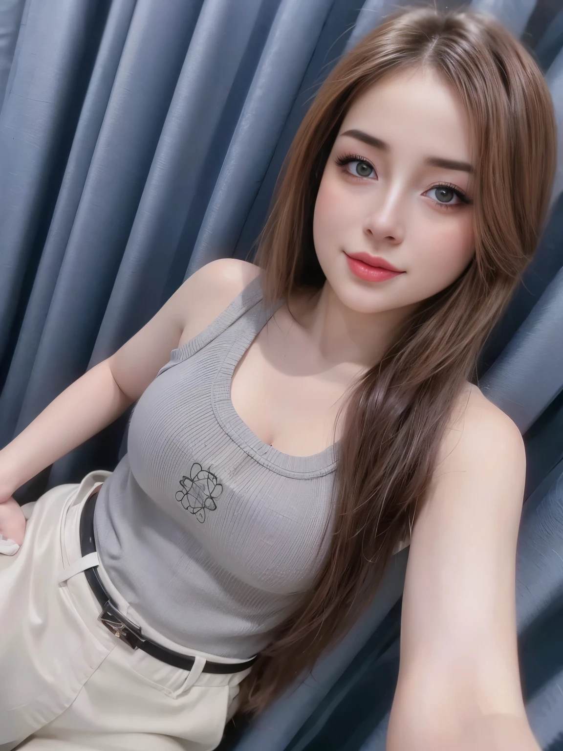 ((Best quality, 8k, Masterpiece :1.3)), Sharp focus :1.2, A pretty girl 24 years old with perfect figure :1.4, Slender abs :1.3, Raw photography、超A high resolution, full body,Best Quality, Ultra High Definition, (Photorealistic:1.4), Detailed Photo, Smiling, Sexy, Facing Camera, Close-up (Masterpiece: 1.3), (8K, Photorealistic, Best Quality: 1.4), (1girl), Beautiful Face, (Realistic Face),Beautiful Hairstyle, Realistic eyes, beautiful detail eyes, (realistic skin), beautiful skin, (sweater), absurd, attractive, ultra high resolution, ultra realistic, high definition, golden ratio,Good hands、10、high-reaster-piece、highest quality、head:1.3、((Hasselblad photo))、Fine Skin、crisp focus、(Light like a movie)、gentle lighting、Dynamic Ungle、[:(detailed face:1.2):0.2]、
Negative Pro, smiling, ((detailed face )),(detailed body ) , (((The massage central))), (((room master))), Highly detailed face and skin texture, Detailed eyes, Double eyelid,big breasts,masterpiece,super fine eyes,super fine hand,Wearing jewelryrealistic, face zoom, perfect makeup