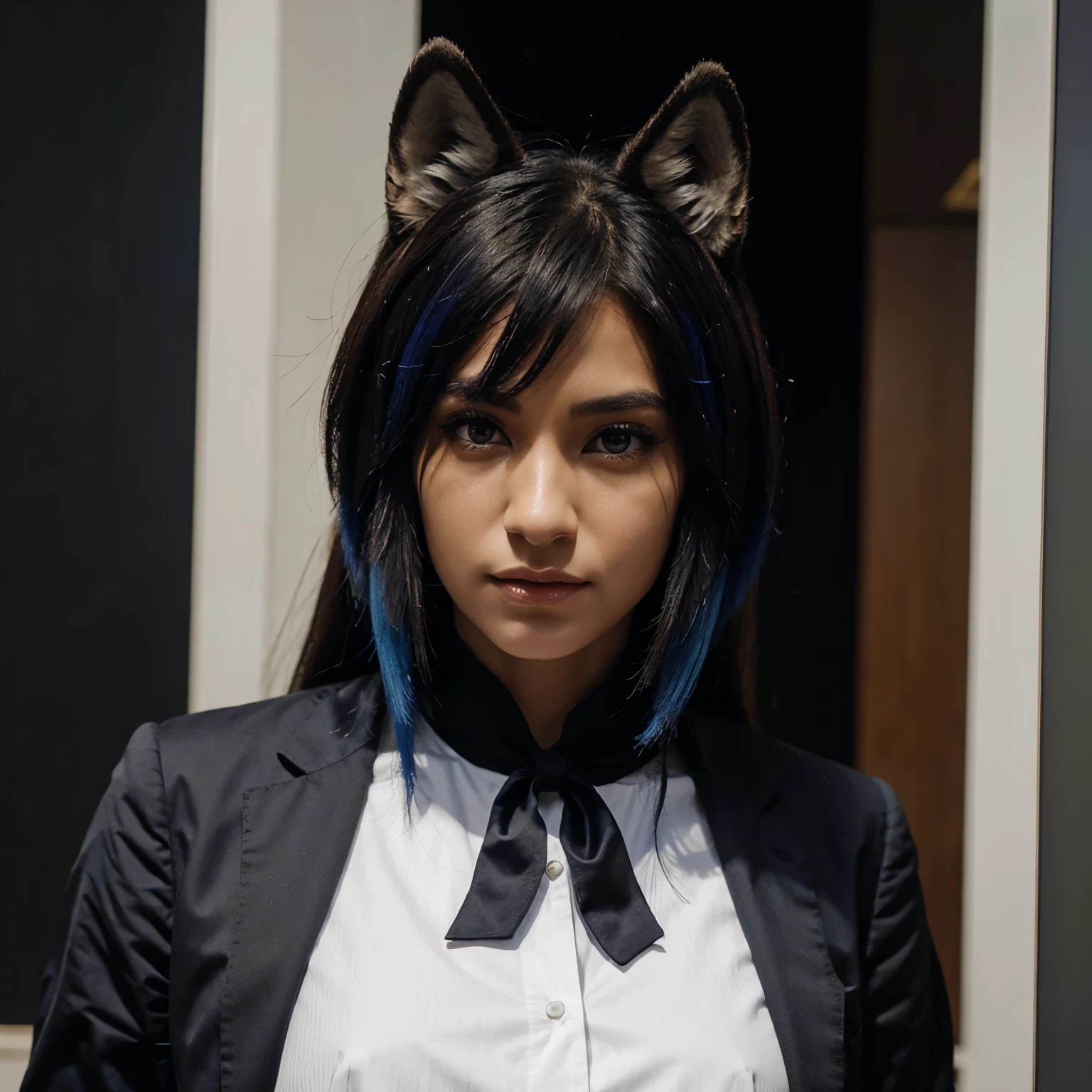 Suit wolf intermediary color avatar