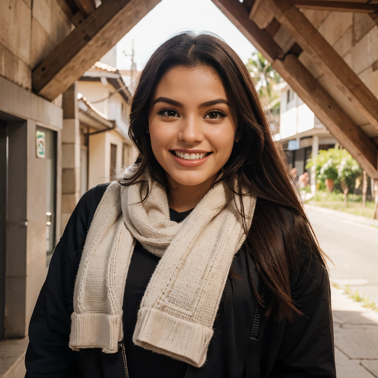 Gorila forte com dentes dourados e uma mochila