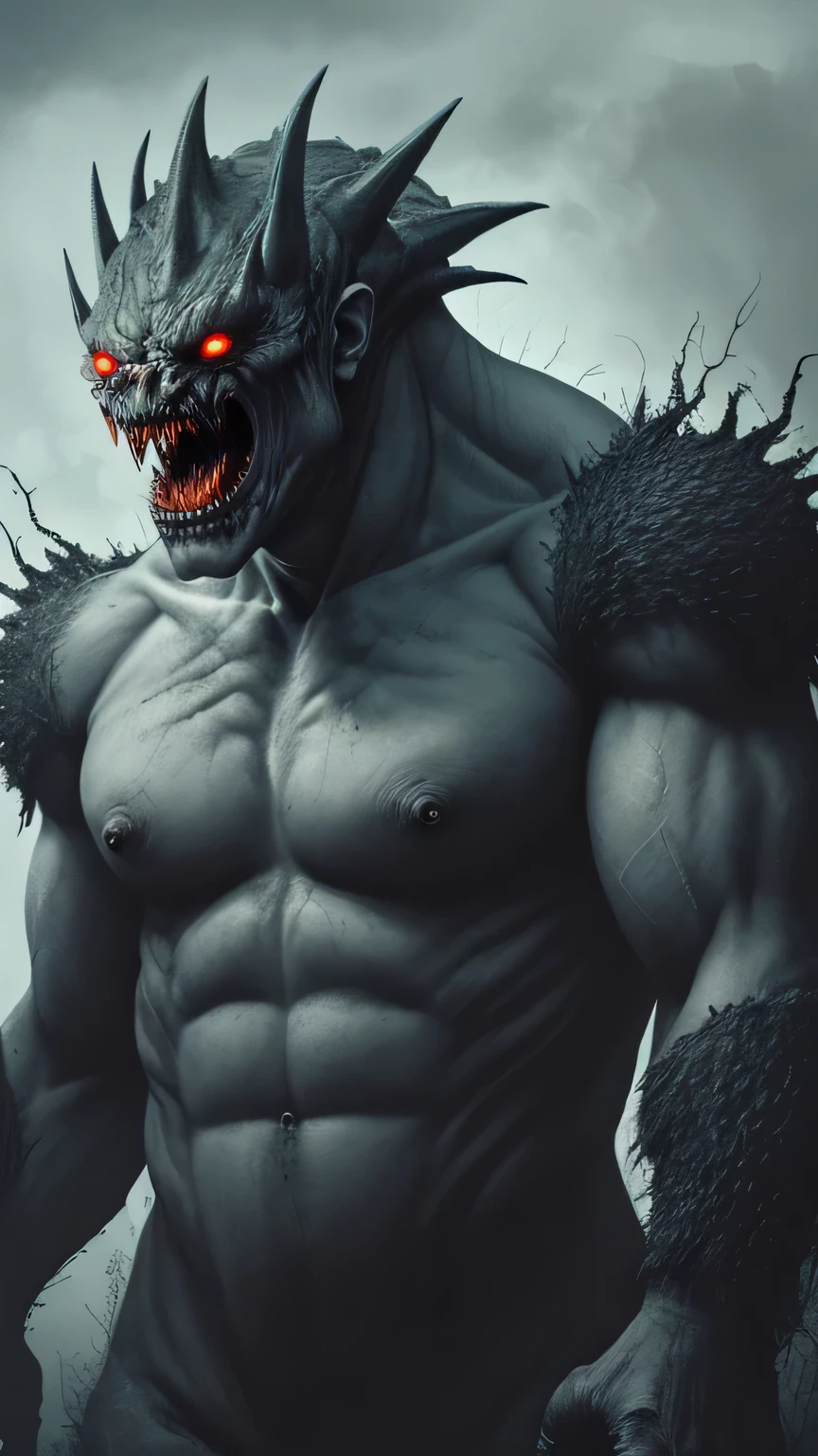 A scary big monster