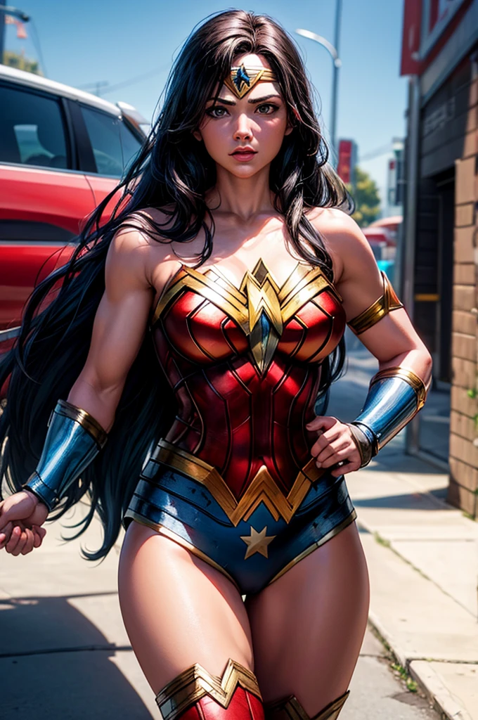 8k, highest quality,American Comics,Wonder Woman,whole body,sexy