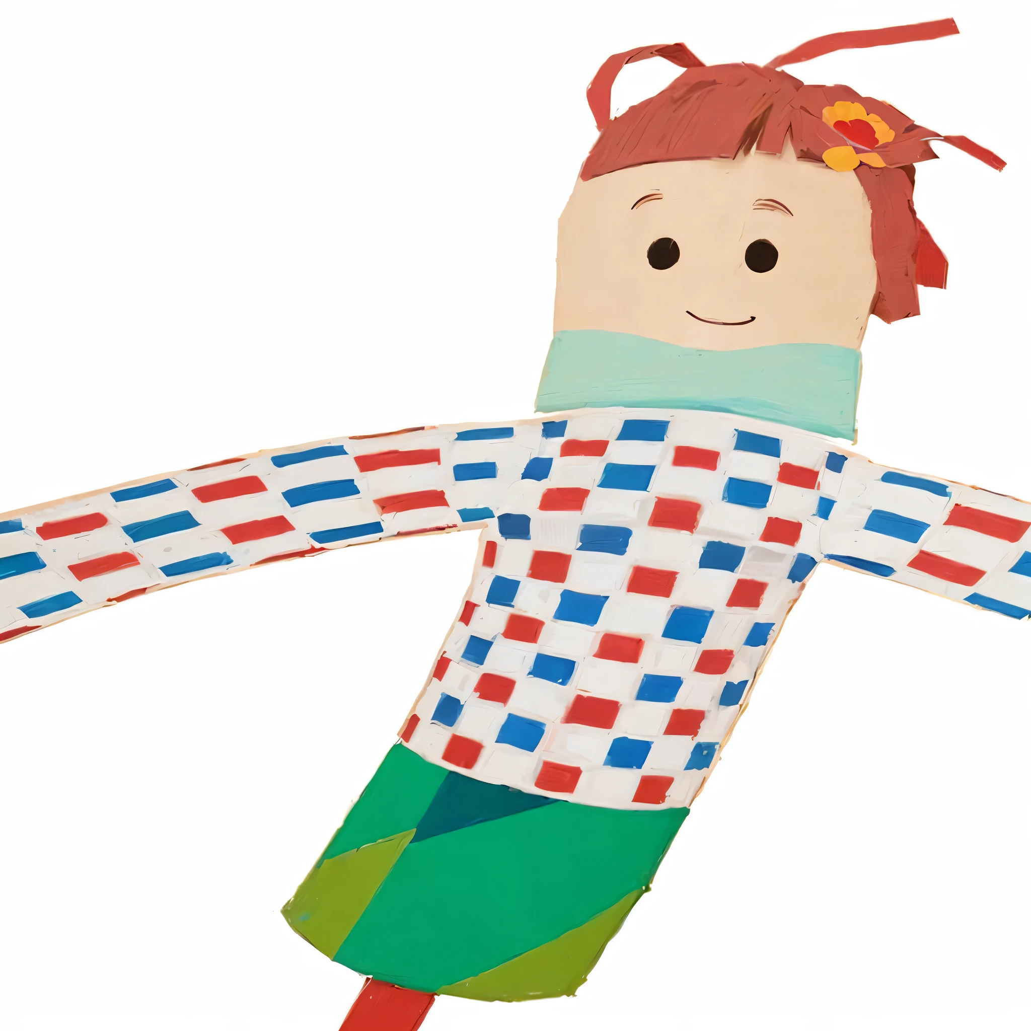 There is a paper doll,It has red on it, blue and blue shirt, Propaganda Art, Inspired by Karoly Patko, Inspired by Sadao Watanabe, Inspired by Slobodan Pejic, 🌻🎹🎼, Cereal Mascot, Anonymous like sausage, paul rand, Leaked images, Dambru, Inspired by Joseph Egri Smile