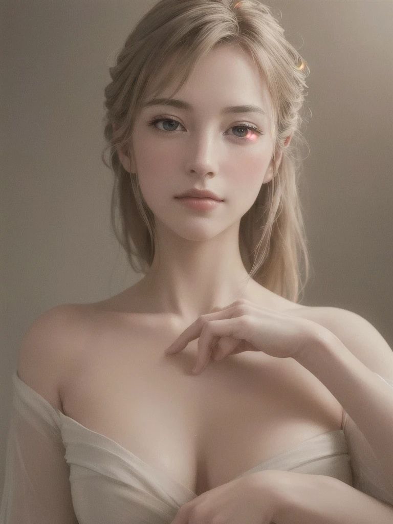 "(best quality,4k,8k,highres,masterpiece:1.2),ultra-detailed,(realistic,photorealistic,photo-realistic:1.37),oil painting,subtle colors,long brushstrokes,soft lighting,classic portrait,serene backgrounds,detailed hands,subtle expression,sharp focus,delicate knife,sophisticated,calm,artistic,quiet atmosphere"
